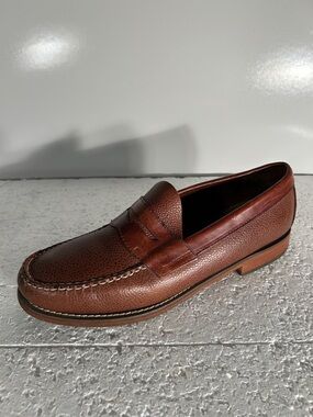 Bass SZ 9 Weejuns Brown Leather Penny Loafers Casual Office Preppy Old $ Retro